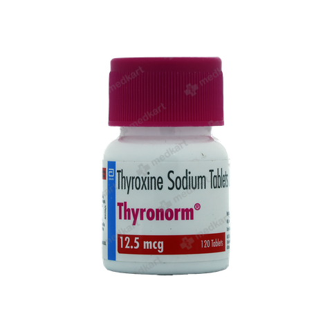 THYRONORM 12.5MCG TABLET 120'S