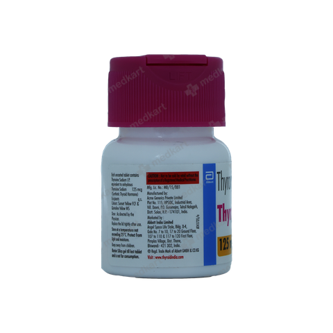 THYRONORM 125MCG TABLET 120'S