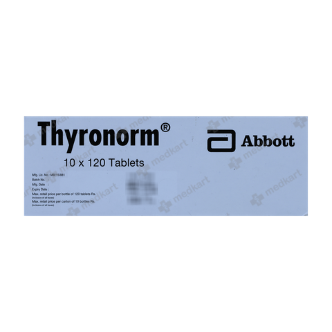 THYRONORM 150MCG TABLET 120'S