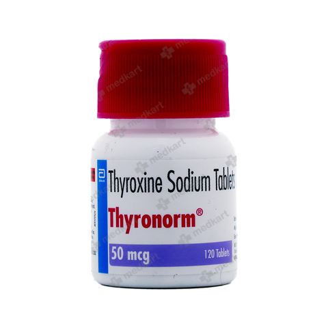 THYRONORM 50MCG TABLET 120'S