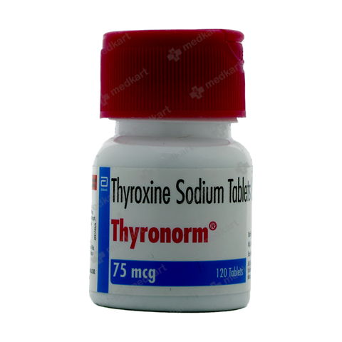 THYRONORM 75MCG TABLET 120'S