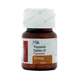 THYROXIUM 25MCG TABLET 100'S