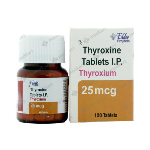 THYROXIUM 25MCG TABLET 100'S