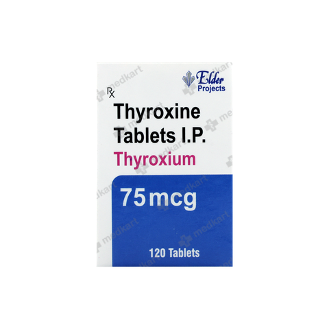 THYROXIUM 75MCG TABLET 120'S