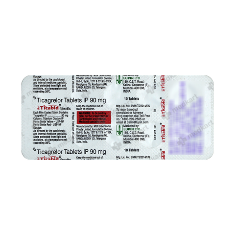 TICABID 90MG TABLET 10'S