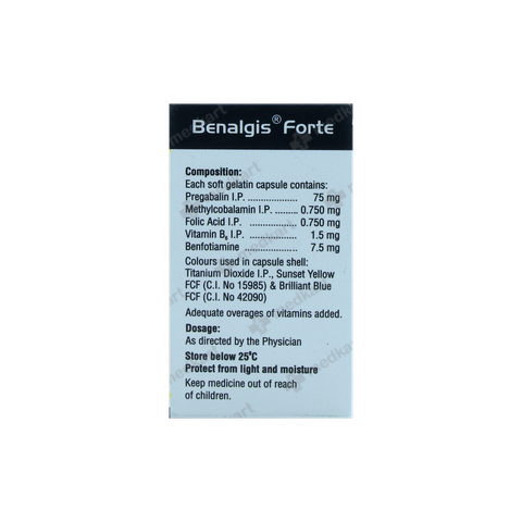 BENALGIS FORTE TABLET 15'S