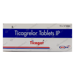 TICAGAT 90MG TABLET 14'S