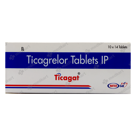 TICAGAT 90MG TABLET 14'S