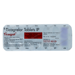 TICAGAT 90MG TABLET 14'S