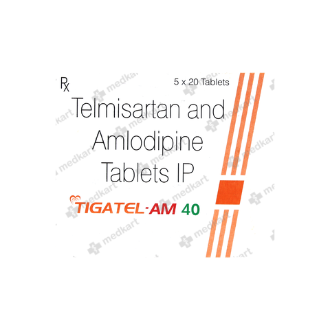 TIGATEL AM 40MG TABLET 20'S