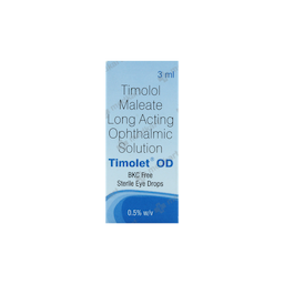 TIMOLET OD EYE DROPS 3 ML