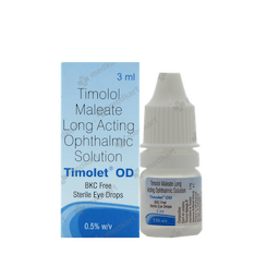 TIMOLET OD EYE DROPS 3 ML