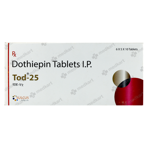 TOD 25MG TABLET 10'S