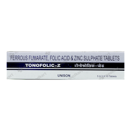 TONOFOLIC Z TABLET 10'S