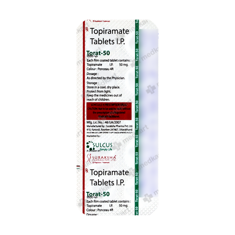 TORAT 50MG TABLET 10'S