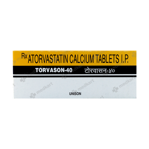 TORVASON 40MG TABLET 10'S