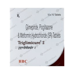 TRIGLIMICURE 2MG TABLET 10'S