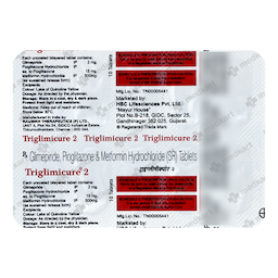 TRIGLIMICURE 2MG TABLET 10'S