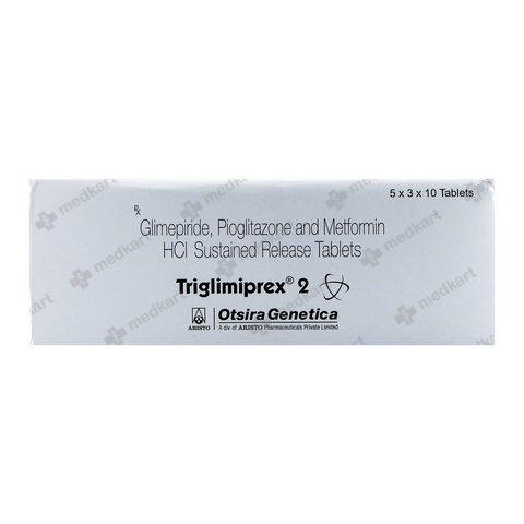 TRIGLIMIPREX 2MG TABLET 10'S