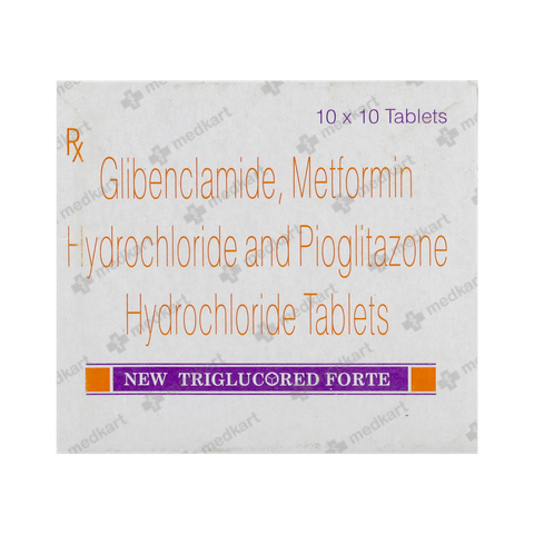 TRIGLUCORED FORTE 15MG TABLET 10'S