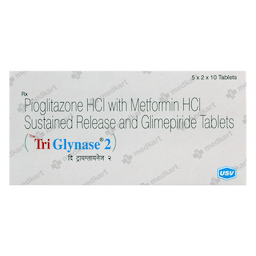 TRIGLYNASE 2MG TABLET 10'S