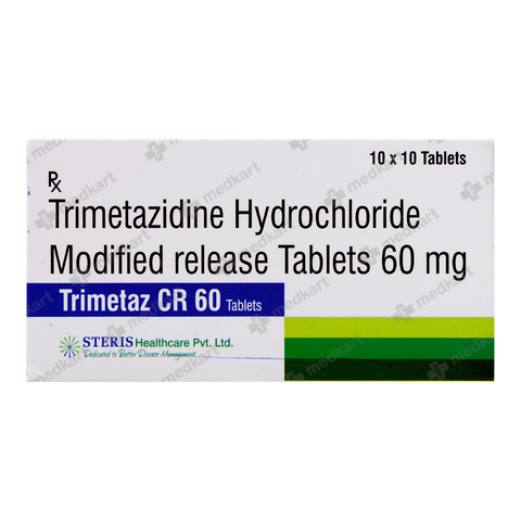 TRIMETAZ CR 60MG TABLET 10'S