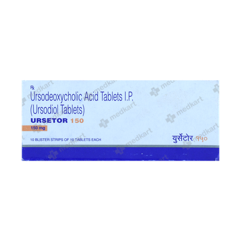 URSETOR 150MG TABLET 10'S