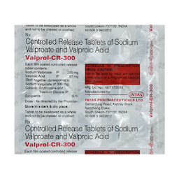 VALPROL CR 300MG TABLET 10'S