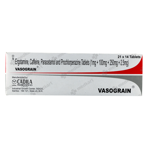 VASOGRAIN TABLET 14'S