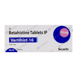 VERTIHIST 16MG TABLET 10'S