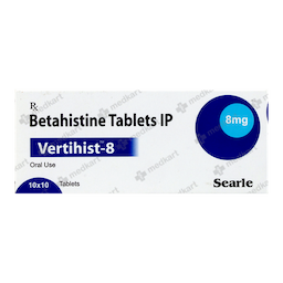 VERTIHIST 8MG TABLET 10'S