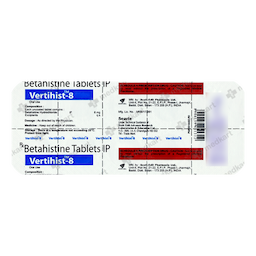 VERTIHIST 8MG TABLET 10'S