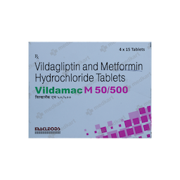 VILDAMAC M 50/500MG TABLET 15'S