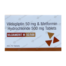 VILDAMERIT M 50/500MG TABLET 10'S