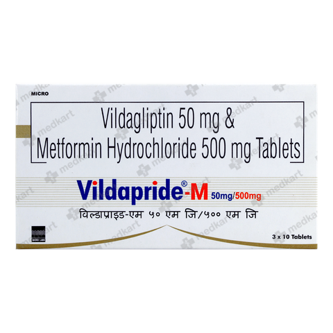 VILDAPRIDE M 50/500MG TABLET 10'S