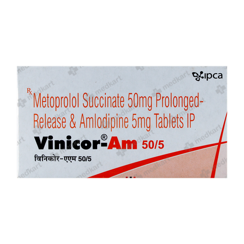 VINICOR AM 50/5MG TABLET 10'S