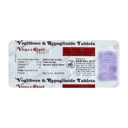 VOGLI RAPID 0.3/1MG TABLET 10'S