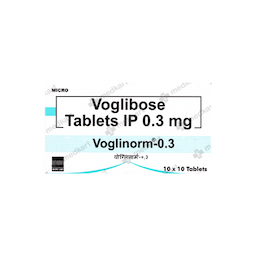 VOGLINORM 0.3MG TABLET 10'S