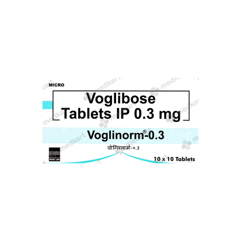 VOGLINORM 0.3MG TABLET 10'S