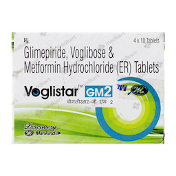 VOGLISTAR GM 2MG TABLET 10'S