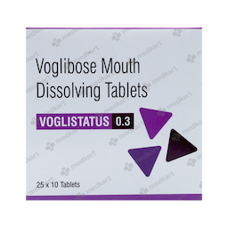 VOGLISTATUS 0.3MG TABLET 10'S