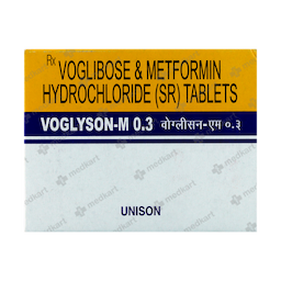 VOGLYSON M 0.3MG TABLET 15'S