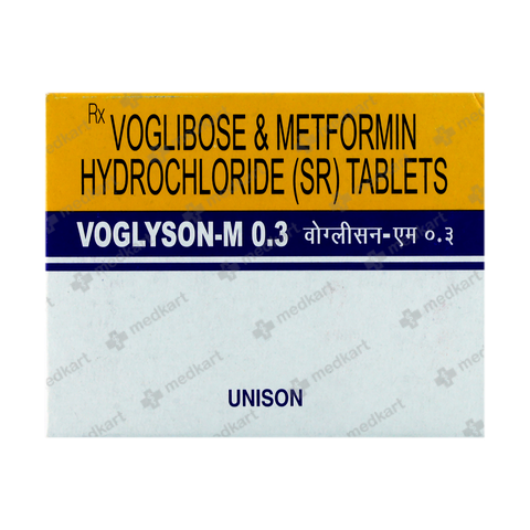 VOGLYSON M 0.3MG TABLET 15'S