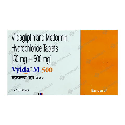 VYLDA M 500MG TABLET 10'S