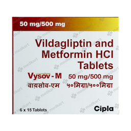 VYSOV M 50/500MG TABLET 15'S