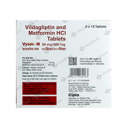 VYSOV M 50/500MG TABLET 15'S