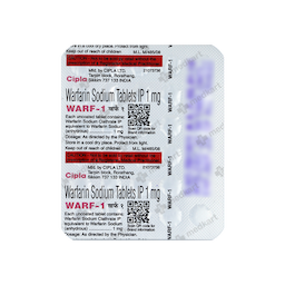 WARF 1MG TABLET 30'S