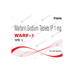 WARF 1MG TABLET 30'S