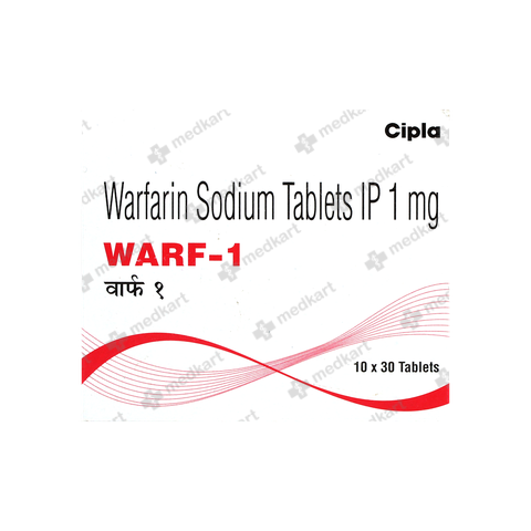 WARF 1MG TABLET 30'S