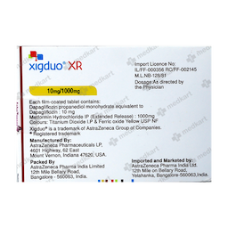 XIGDUO XR 10/1000MG TABLET 7'S